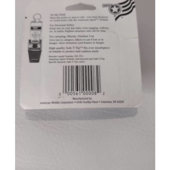 NEW AMERICAN SPIRIT Sport Whistle Solid Brass, Nickel Plated Made in America - Picture 2 of 2